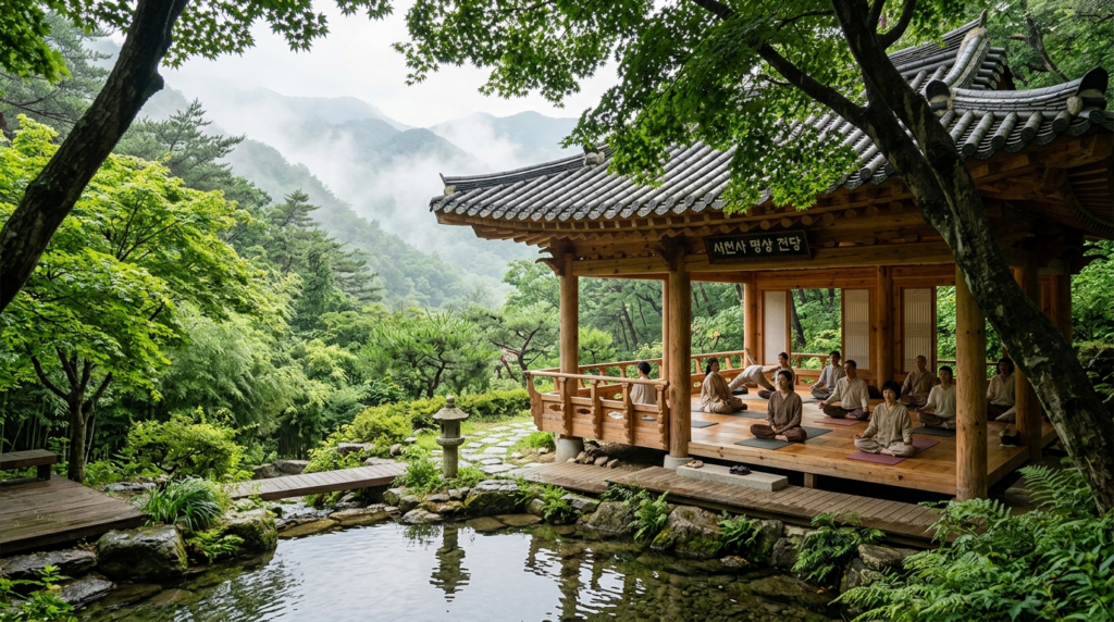 ?? 충남 산속 온천 자연 속 힐링 여행 마음의 평화를 찾는 웰빙 명상지
